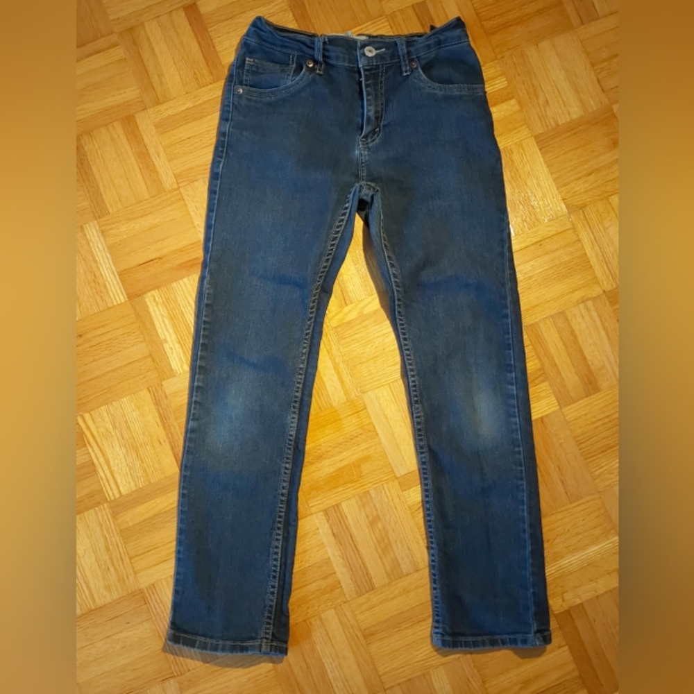Levi 511 Slim Girls 12 REG Performance Dark Blue Jeans